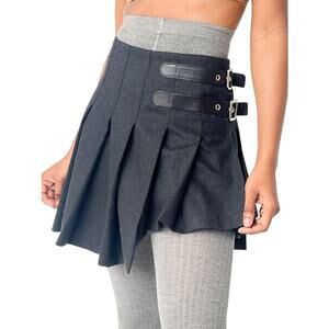 Dolce & Gabbana Pleated Accents Mini Skirt IT Size 42/ US Size 6
